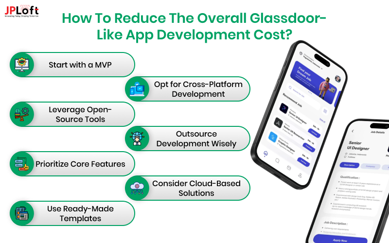 How to Reduce the Overall Glassdoor-like App Development Cost